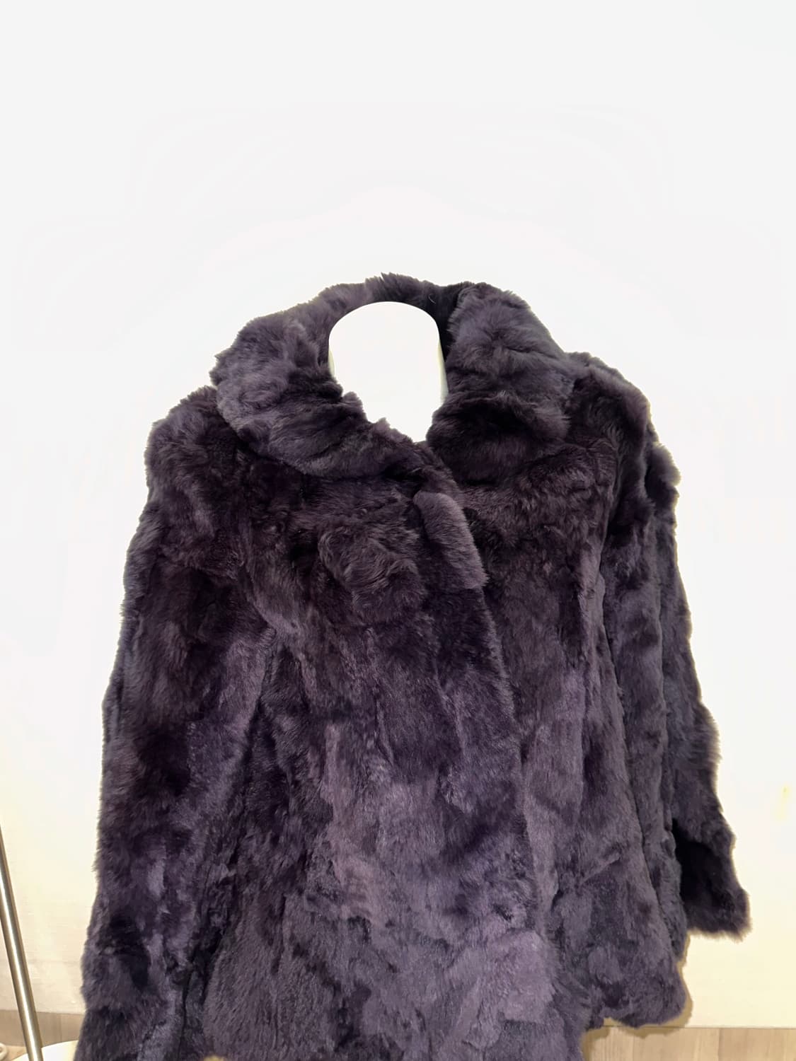 빈티지 퍼플 토끼털 퍼자켓 상품이미지8