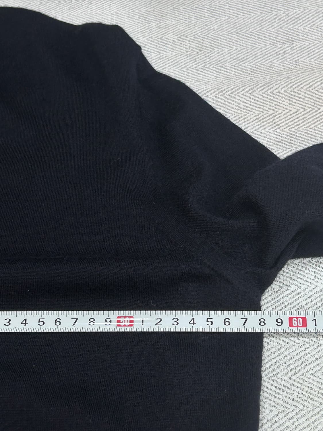코스 COS 얇은 울 100% 니트 남성 XL 네이비 상품이미지9