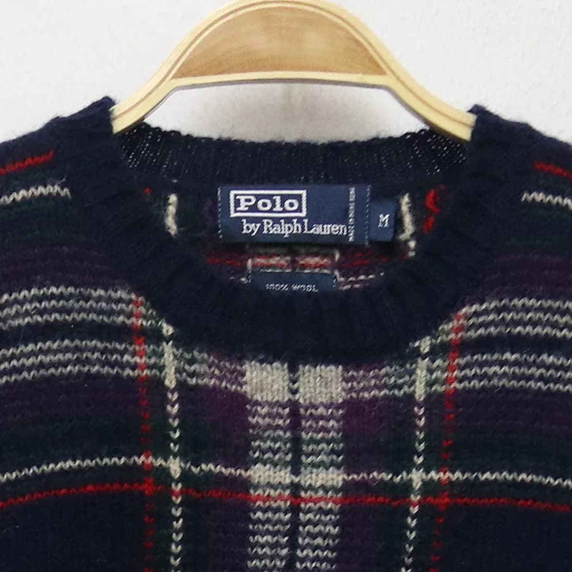 폴로랄프로렌 체크 울 니트 60493 상품이미지5