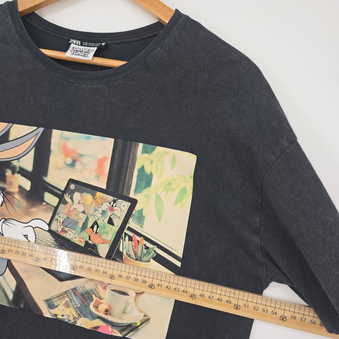 ZARA × LOONEY TUNES 오버핏 반팔 티셔츠 상품이미지8