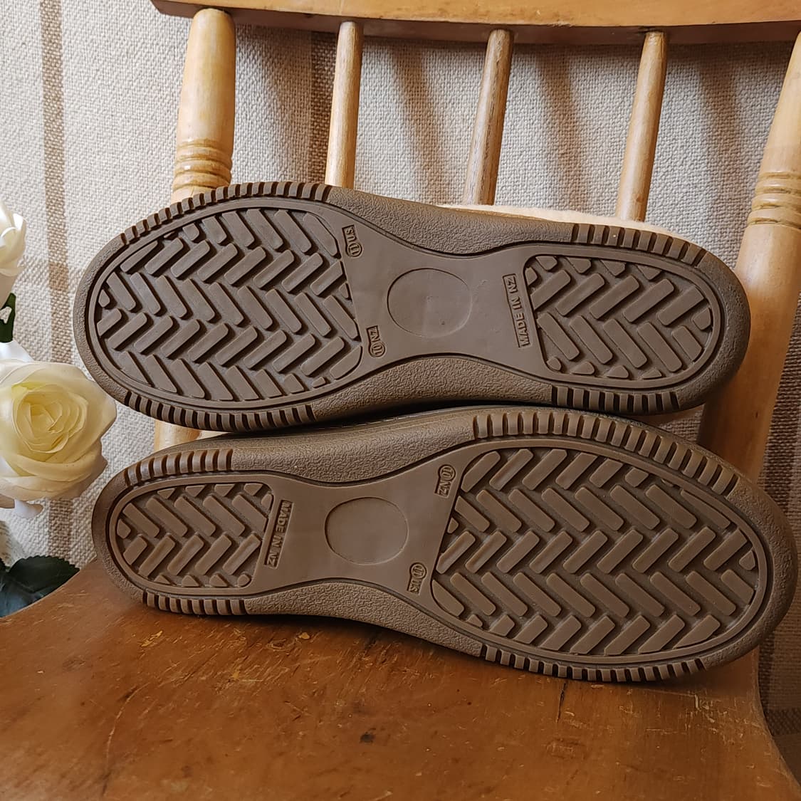 뉴질랜드 천연양털 부츠 양털 신발 무스탕 신발 카멜 컬러 11 상품이미지6