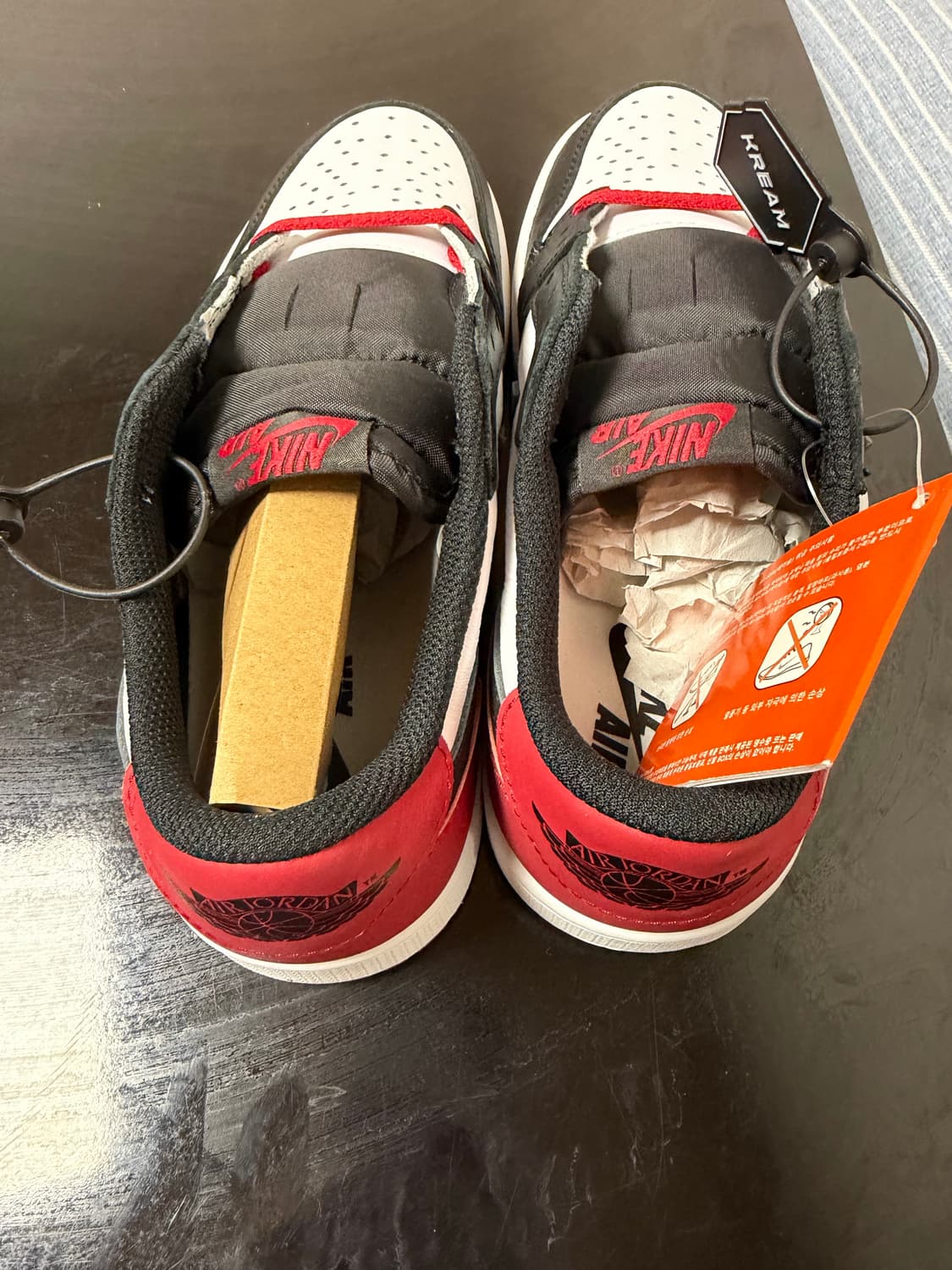 조던1 레트로 로우 OG 블랙토  245사이즈 상품이미지2