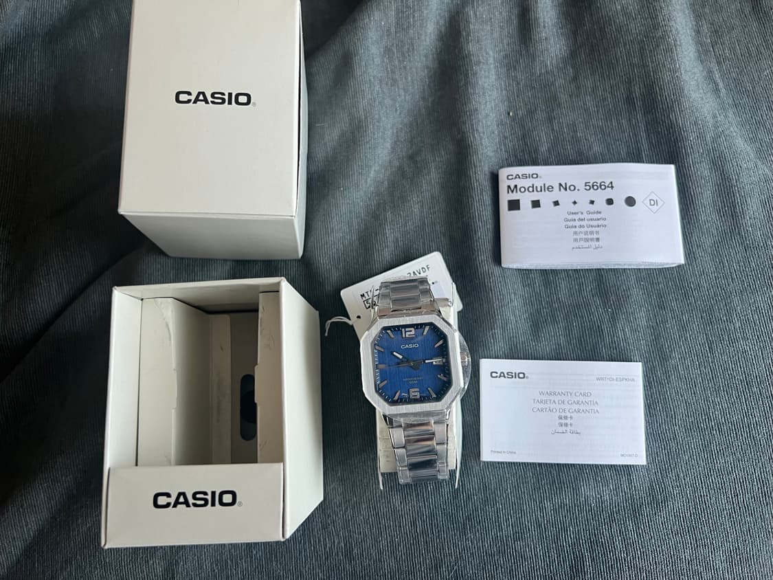 정품 새상품 카시오 파텍필립 맛 MTP-B195D-2AV 상품이미지6