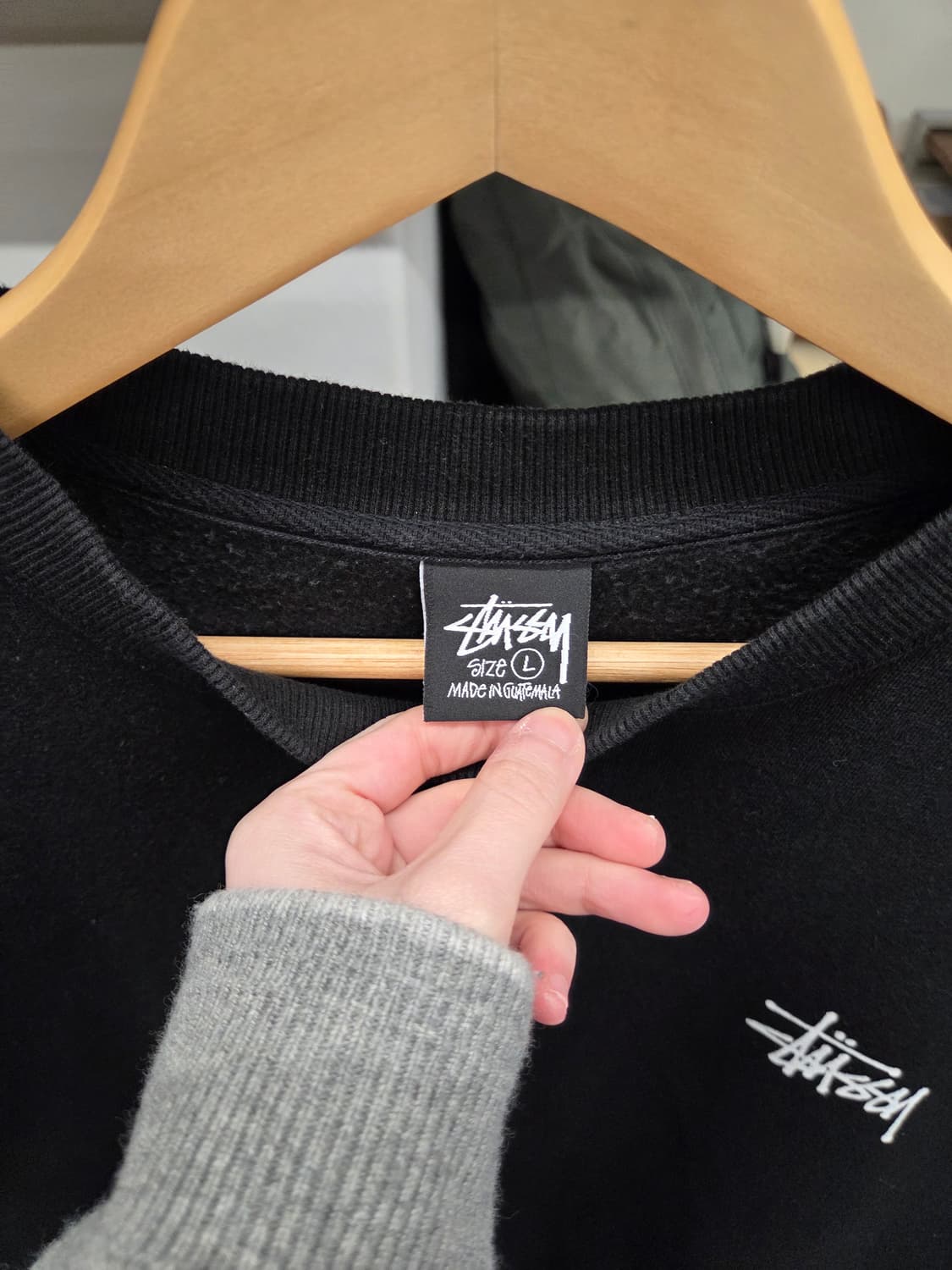 Stussy 스투시 스탁로고 맨투맨 상품이미지6
