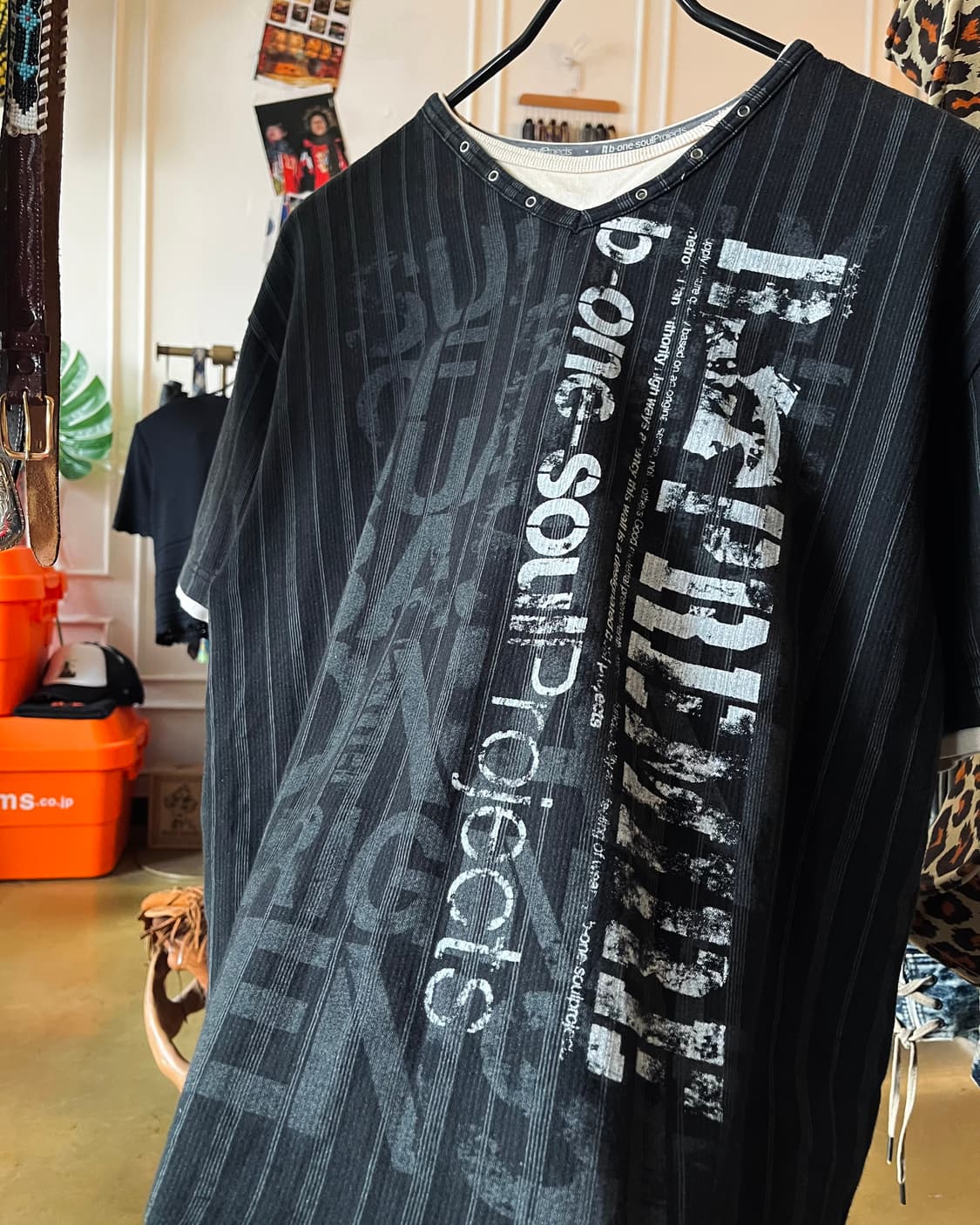 90-00s b-one-soul Grunge Lettering Tee 상품이미지7