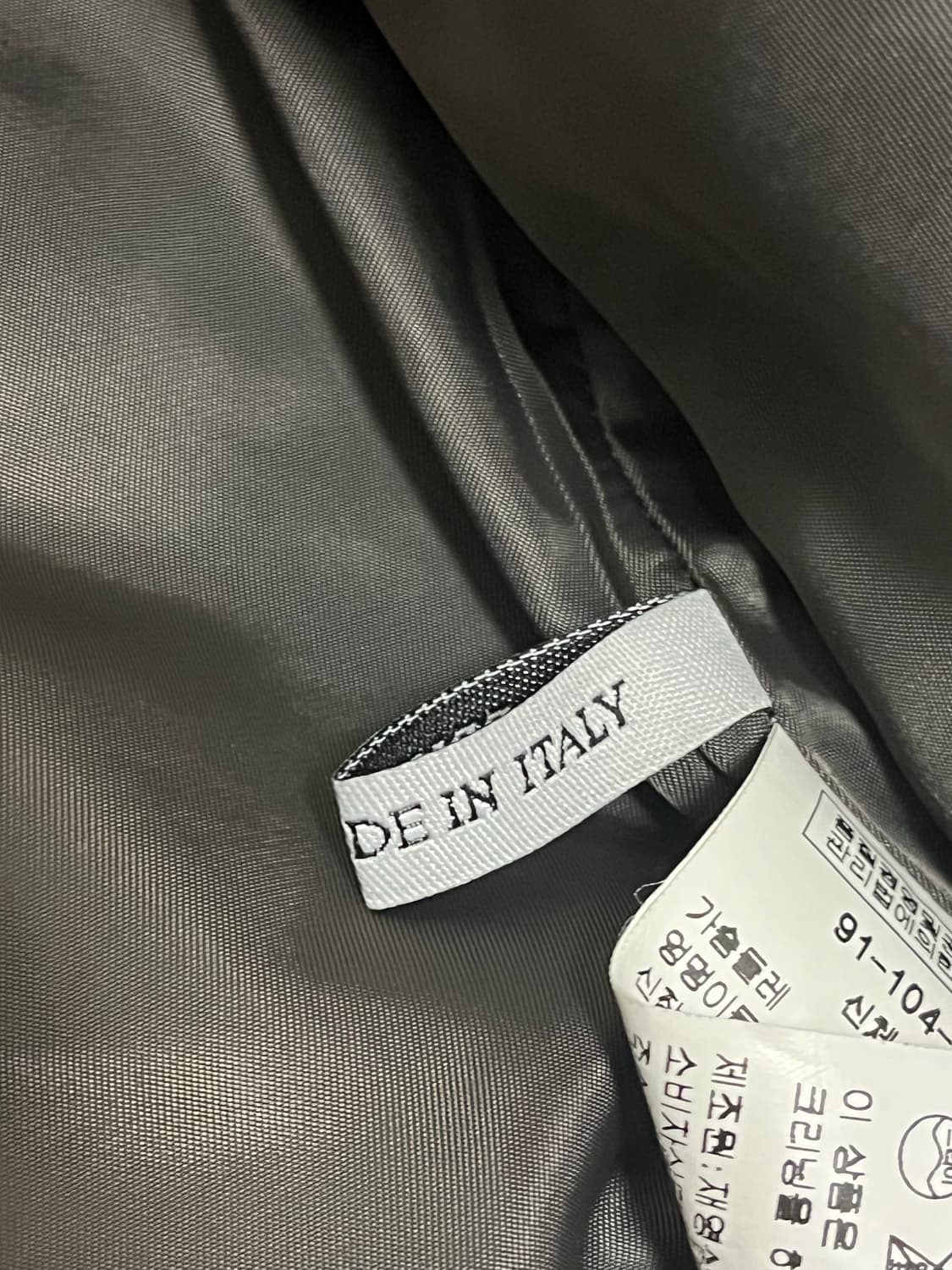 피에르 가르뎅 이태리 알파카 블렌드 체크 후드 M 상품이미지8