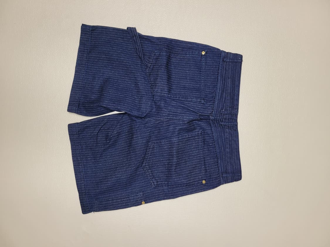 자라 ZARA 남자 스트라이프 청 반바지 34 인디고 상품이미지9