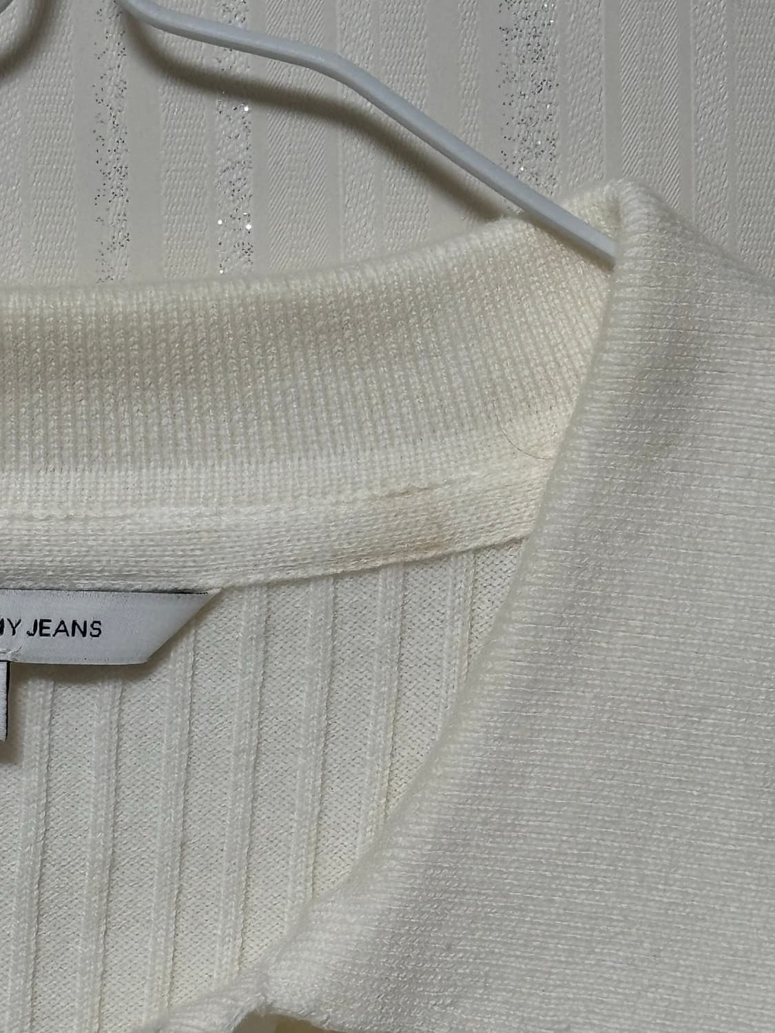 타미힐피거 크롭 립 폴로 가디건 M 상품이미지8