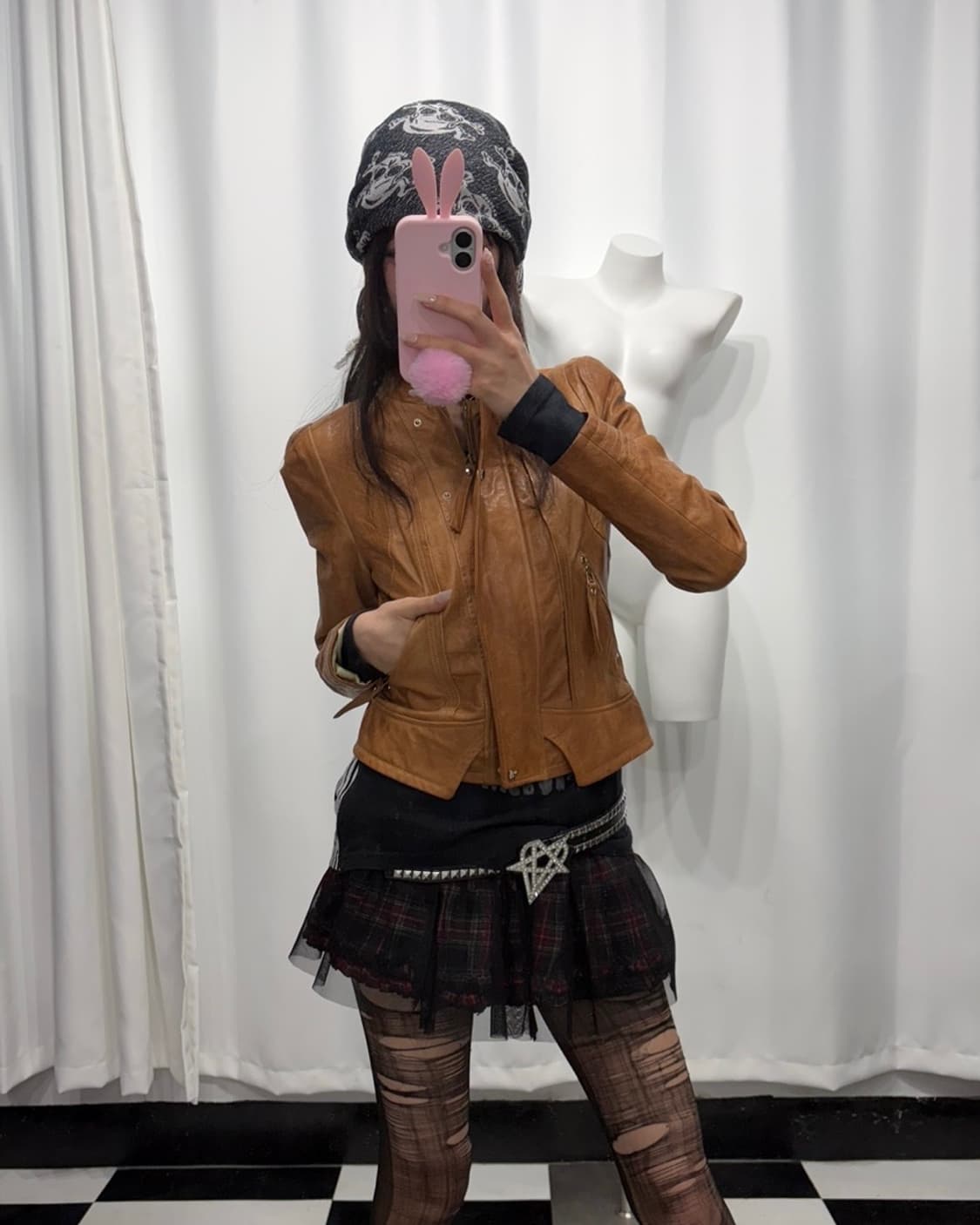 🎸브라운 레더 자켓🎸 상품이미지2