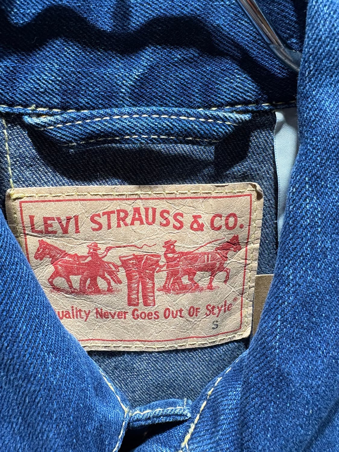 S 리바이스 웨스턴 투포켓 중청 데님자켓 상품이미지5