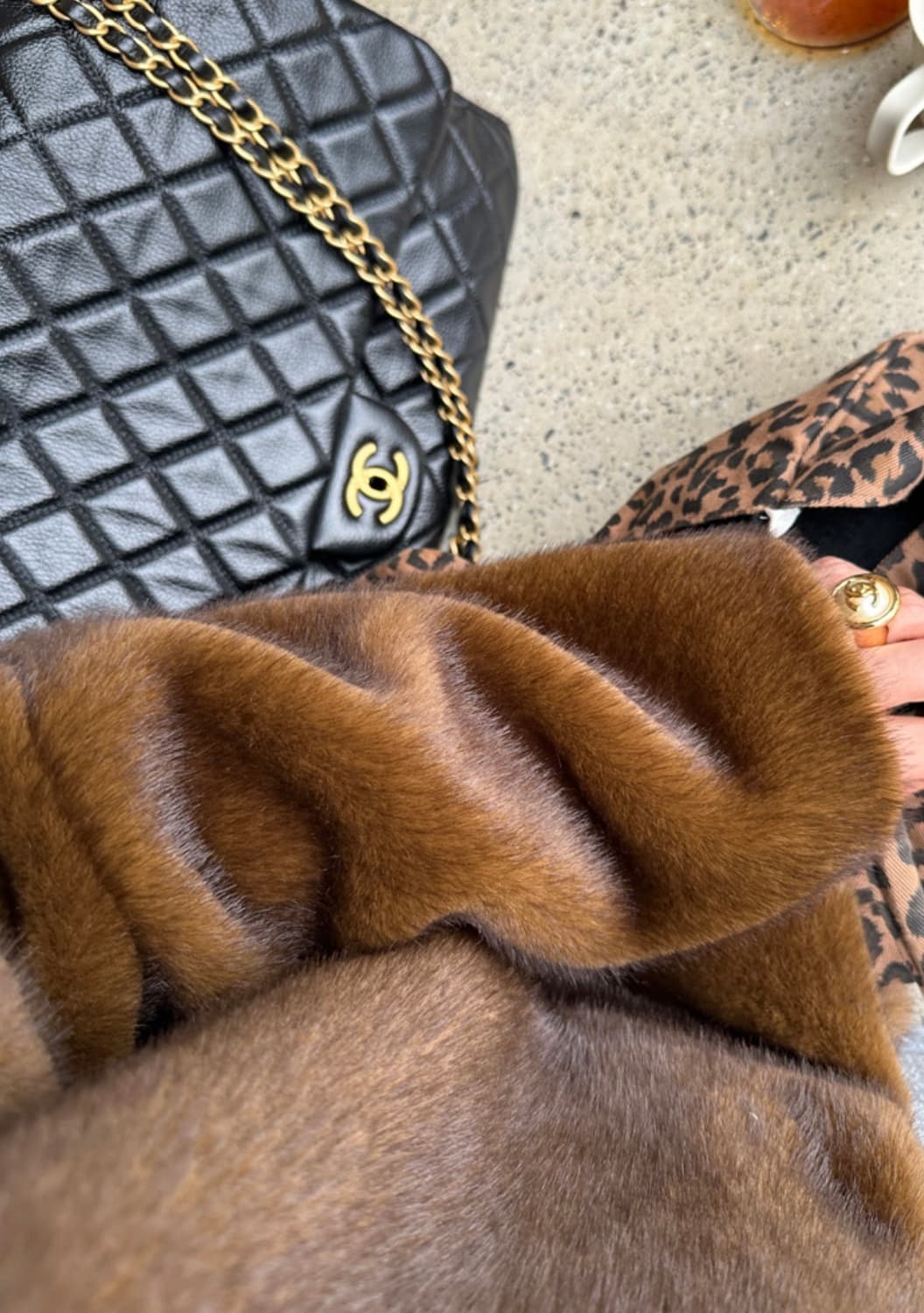 라밤바룸 밍크하프코트 1사이즈 상품이미지9