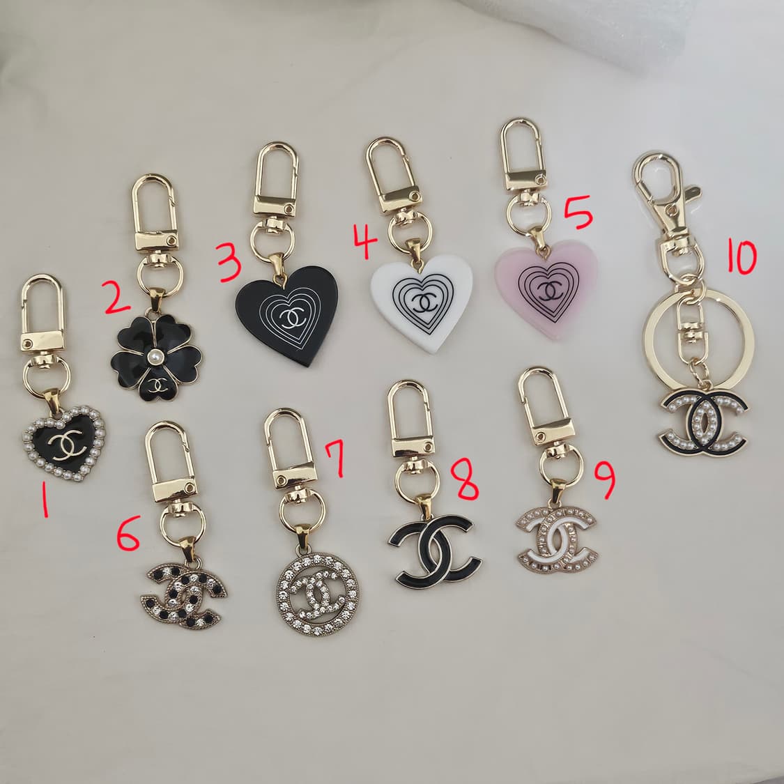 샤넬 빈티지 업사이클링 키링 모음 상품이미지1