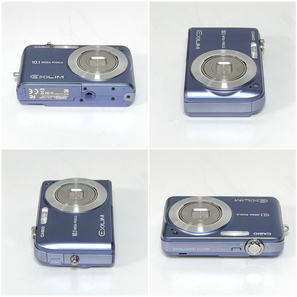 카시오 엑슬림 EX-Z1080 베이비블루 빈티지디카 상품이미지2