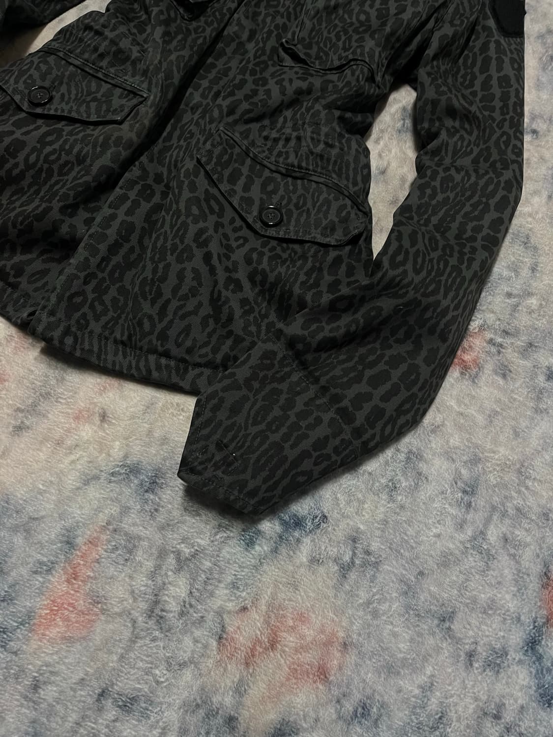 The editor leopard type M65 jacket 상품이미지5