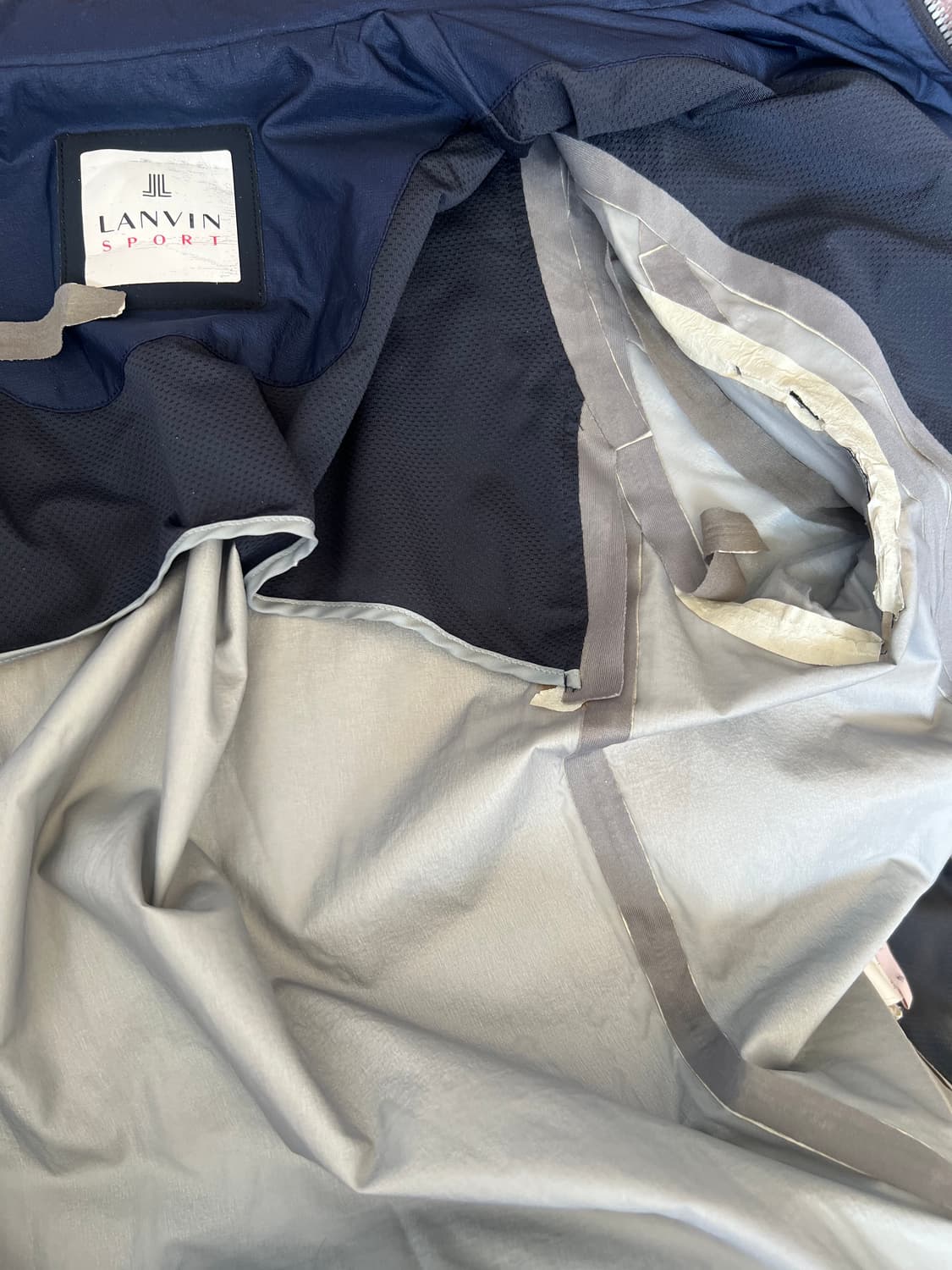 랑방스포츠 남성 네이비 바람막이점퍼 간절기점퍼 상품이미지6