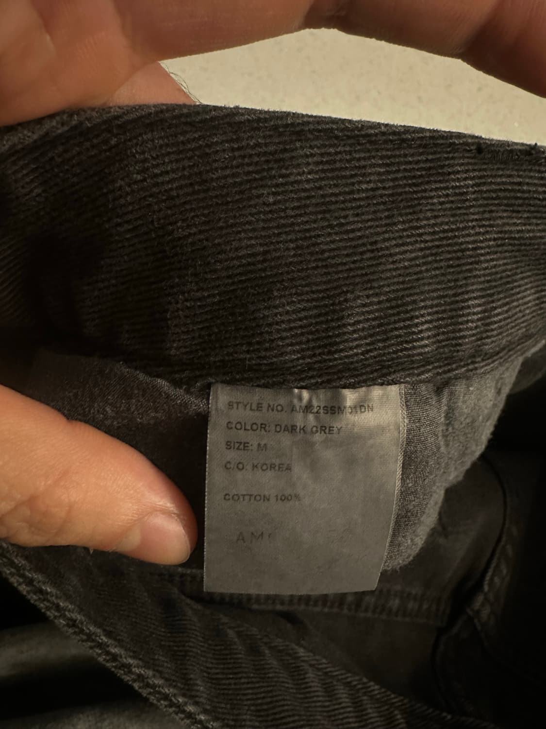 아모멘토 부츠컷 데님 상품이미지4