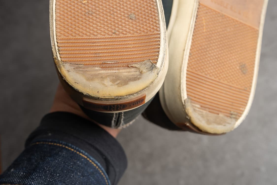 RRL 더블알엘 인디고 레더 트레이너 상품이미지8