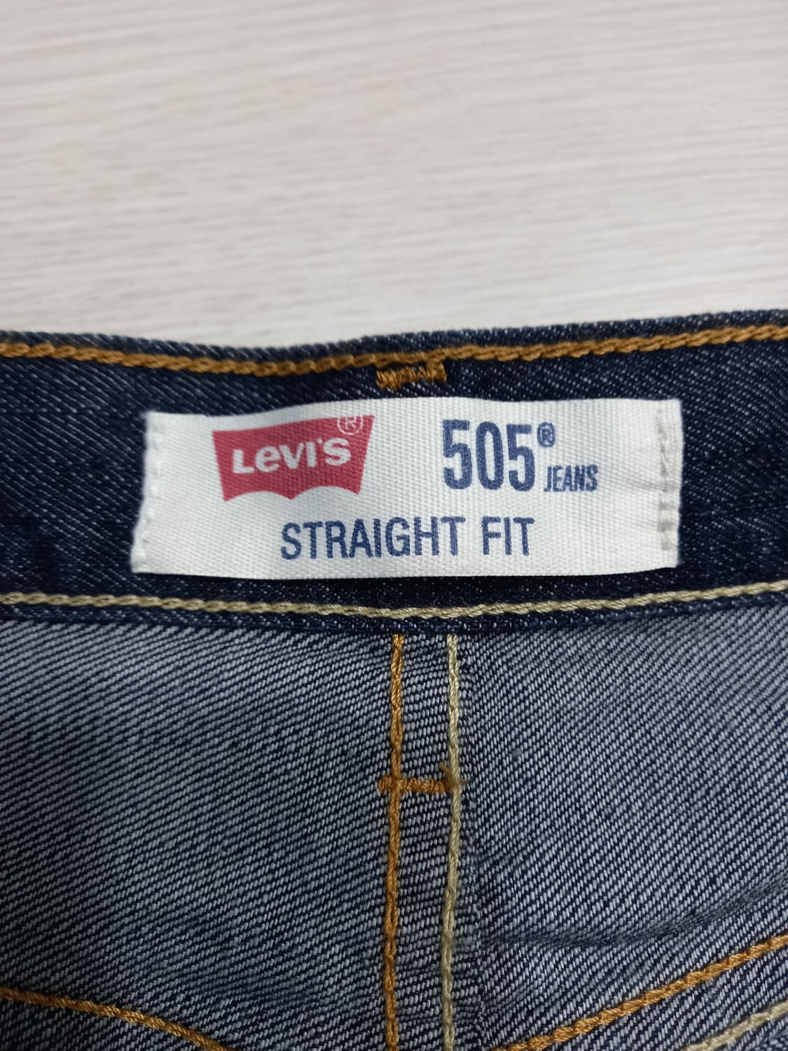 34 리바이스505 Colombia 일자진 진청 34-558 상품이미지7