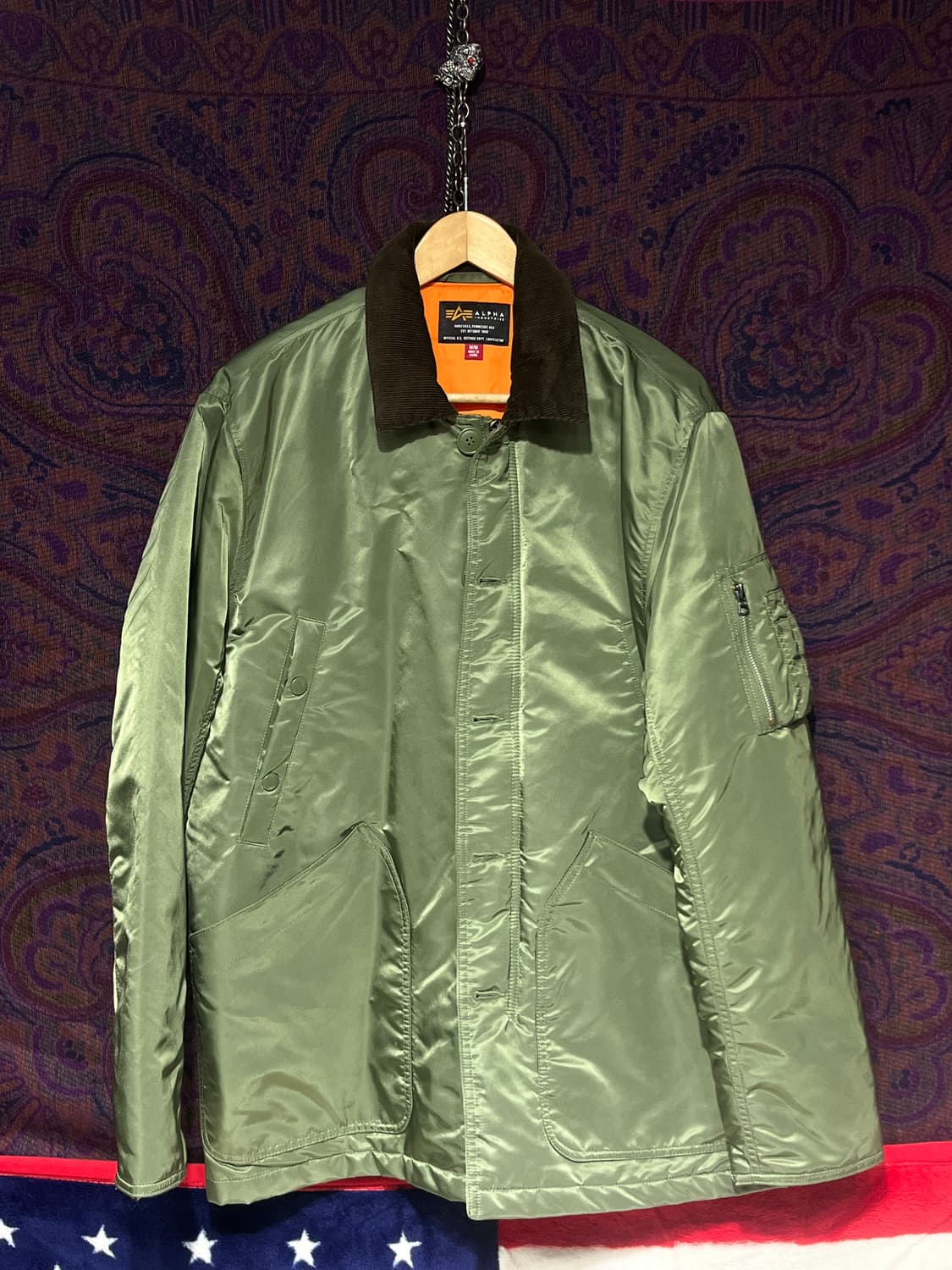 j crew x alpha 에어크루맨 프리마로프트 파카 상품이미지1