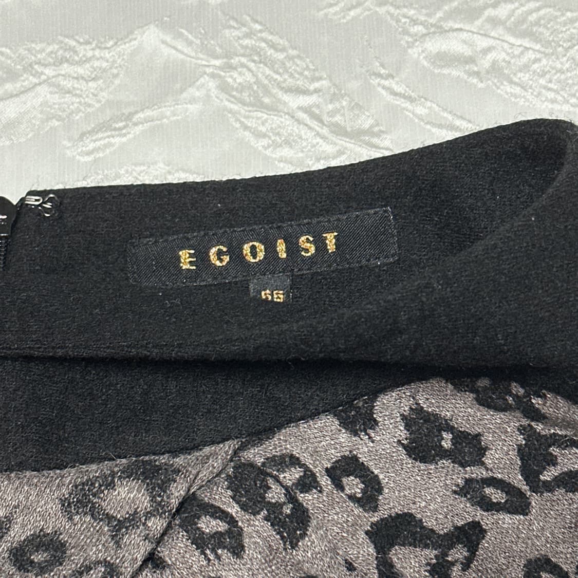 빈티지 egoist 에고이스트 갸루 펑크 레오파드 벌룬 스커트 상품이미지5