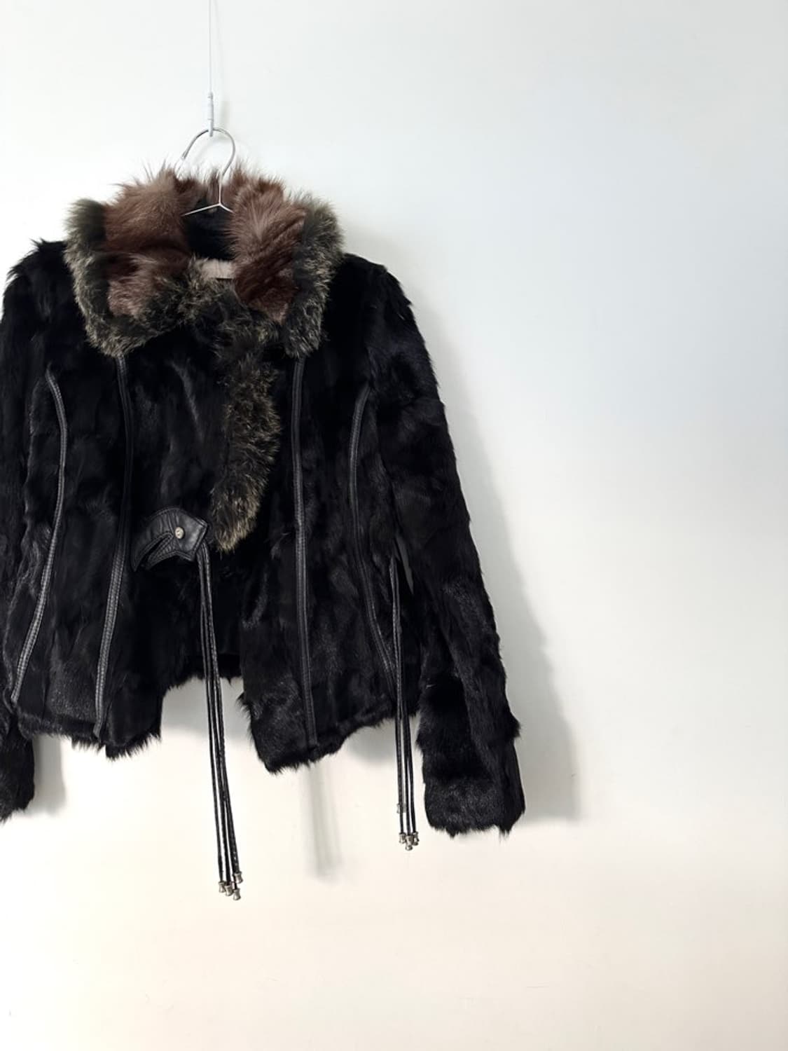 Feminine string short fur jacket  상품이미지2