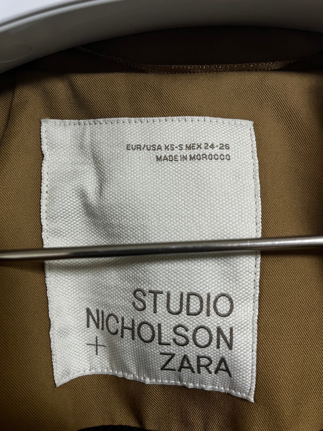 자라 x 스튜디오니콜슨 바바리 롱코트 105~110 상품이미지2