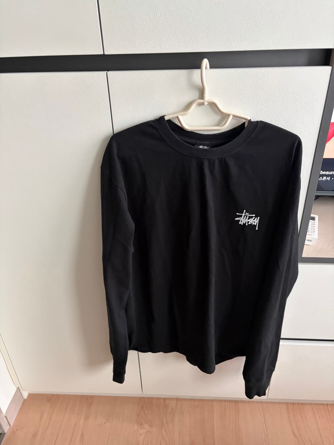 스투시 블랙 롱슬리브 상품이미지2