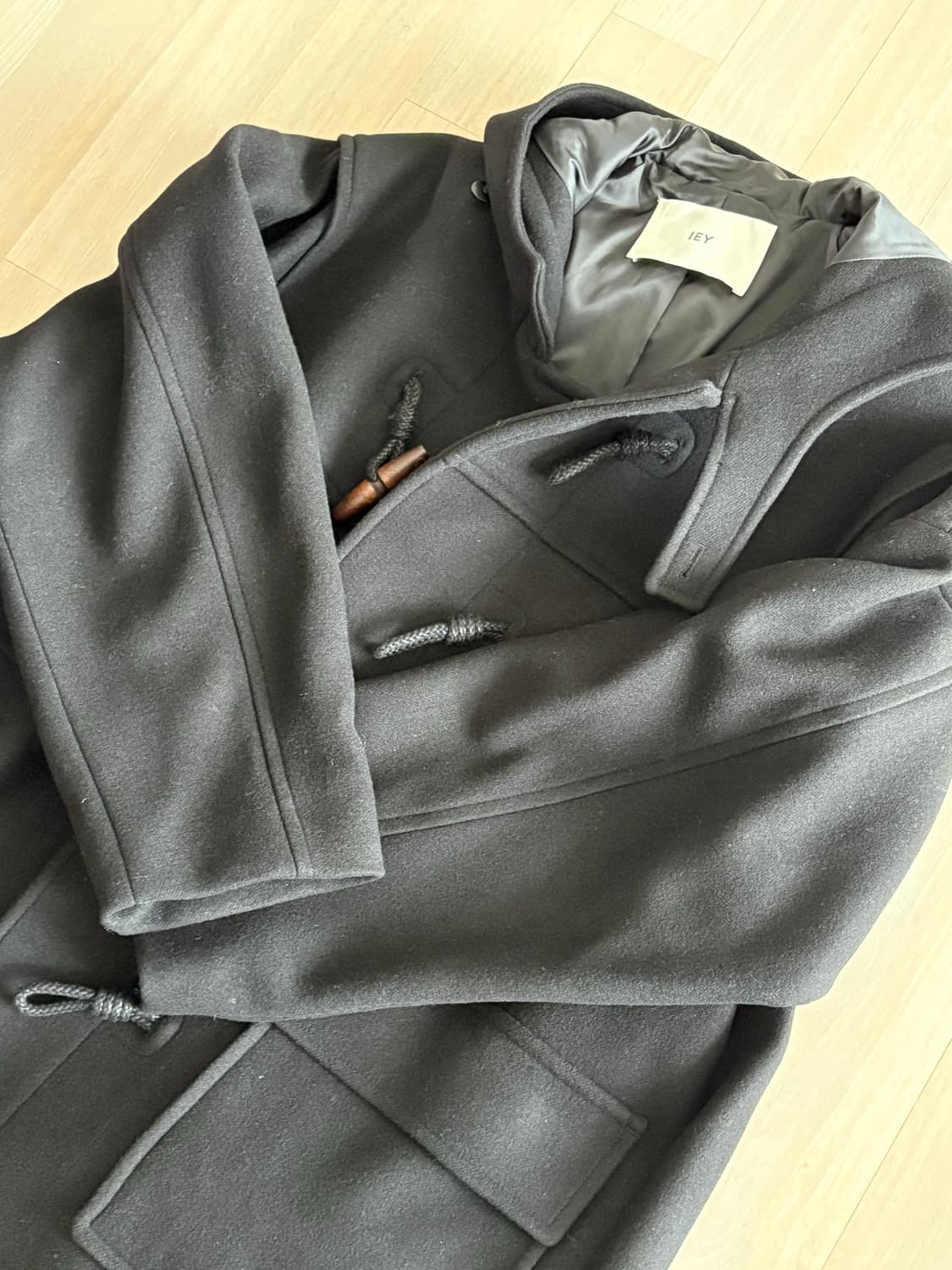 이에이 MAXI DUFFLE COAT 블랙 m 상품이미지4