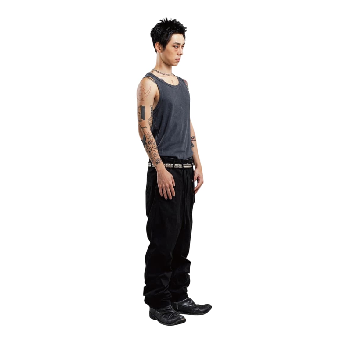 Ecrzn Curved Baggy Pants 상품이미지2