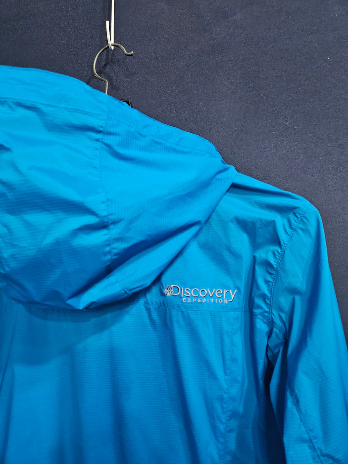 디스커버리 블루 남성 100 홑겹 바람막이 자켓  상품이미지9