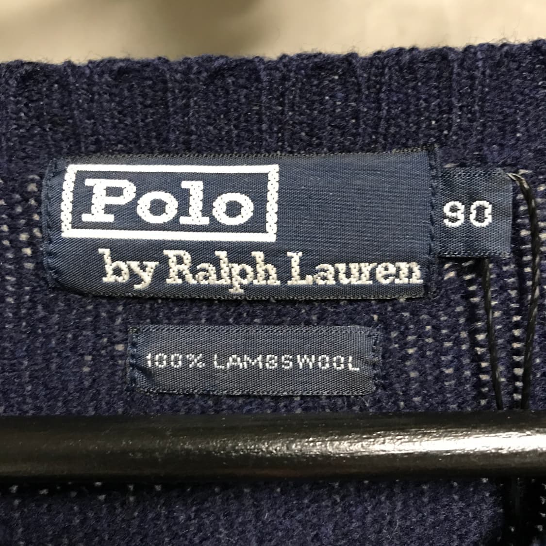 폴로 랄프로렌 네이비 니트 90 상품이미지5