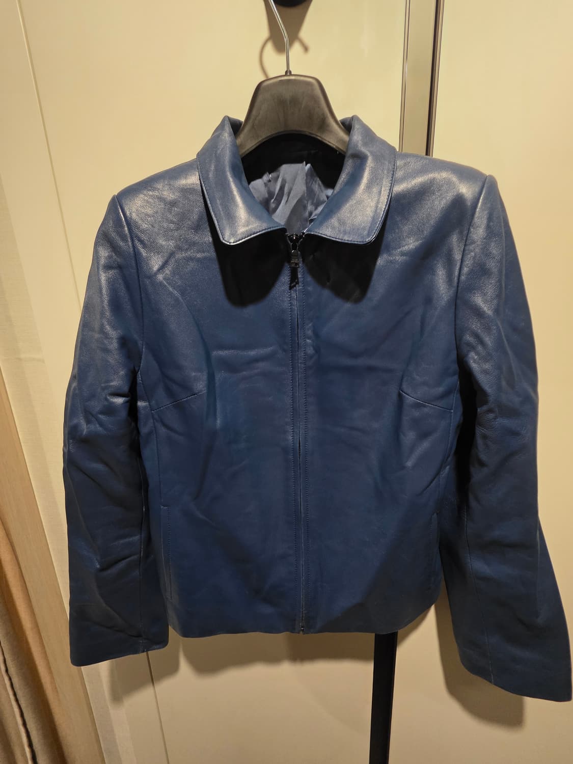 PATRIZIA ITALY 네이비 양가죽 자켓 상품이미지1