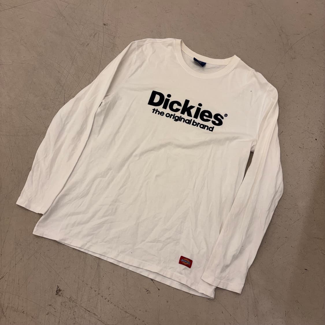 디키즈 화이트 빅로고 롱슬리브 상품이미지1