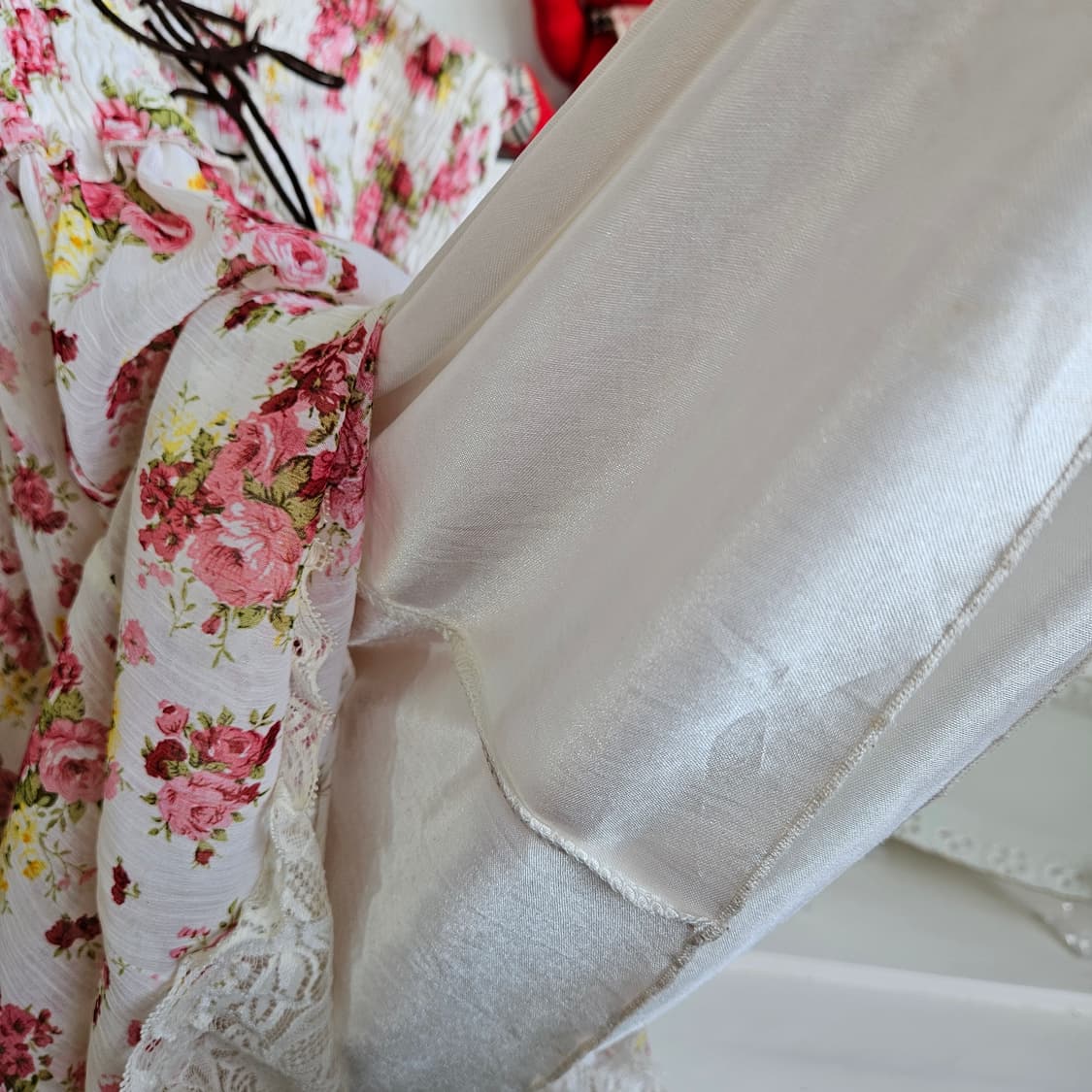 0327로즈 플라워 레이스 원피스 상품이미지7