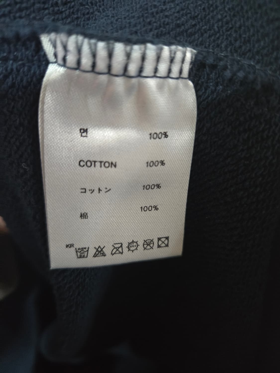 OY 오와이 OPENYARD 후드티 네이비 1 상품이미지4