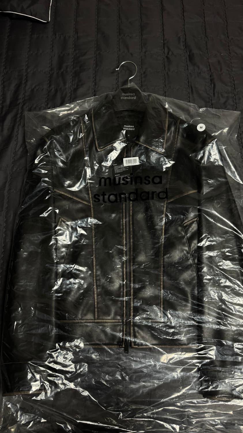 무탠다드 새상품 신세틱 레더 M 상품이미지1