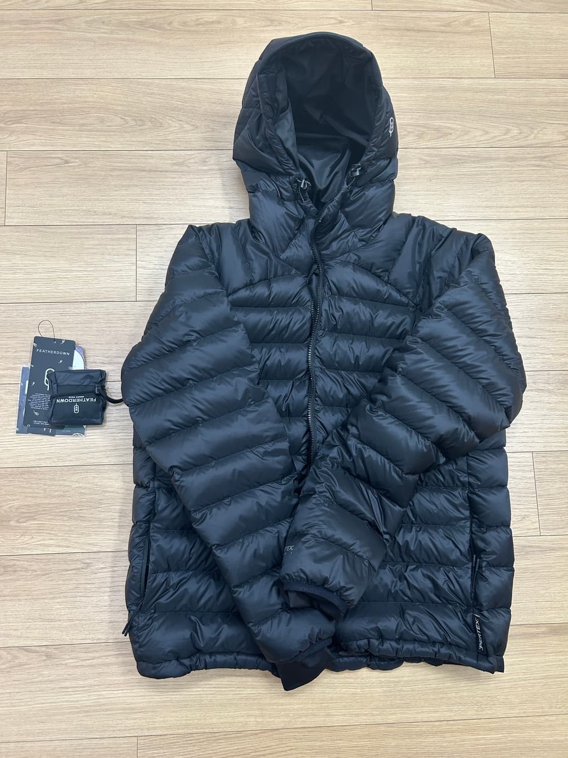 페더다운 그리드자켓 경량패딩 상품이미지3