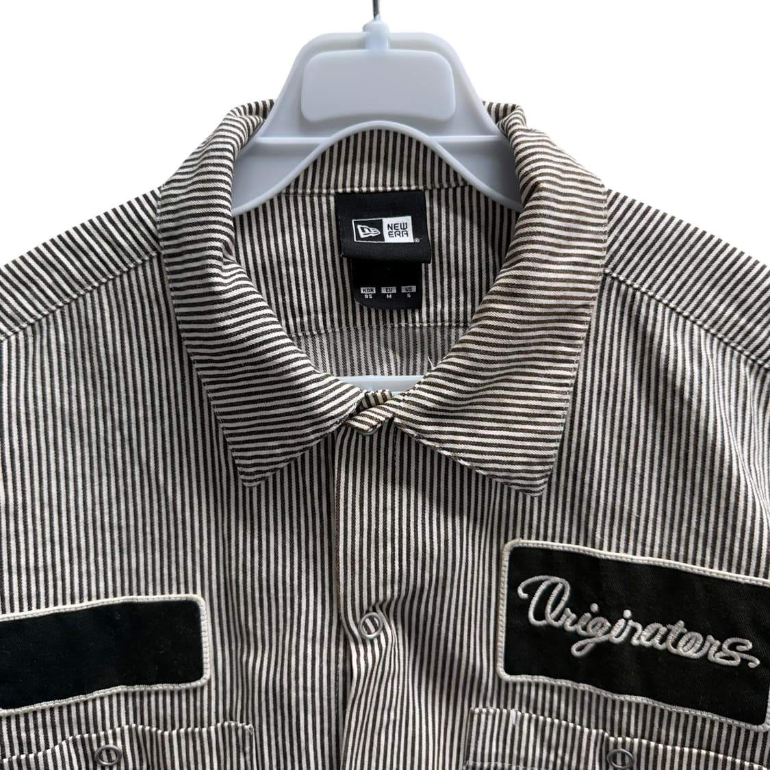 [M] 뉴에라 스트라이프 워크 셔츠 상품이미지5