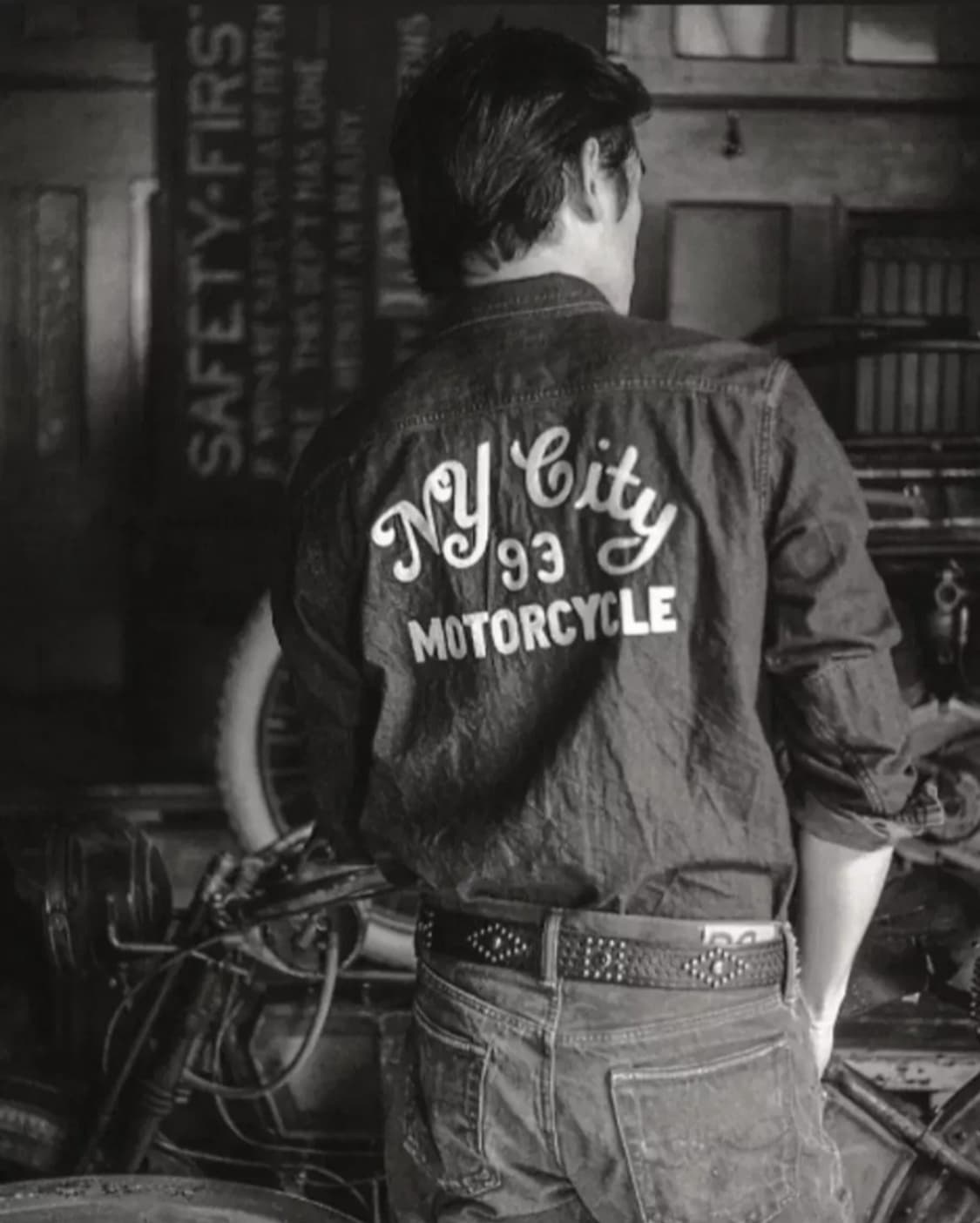 더블알엘 임브로이더 데님셔츠. L 상품이미지2