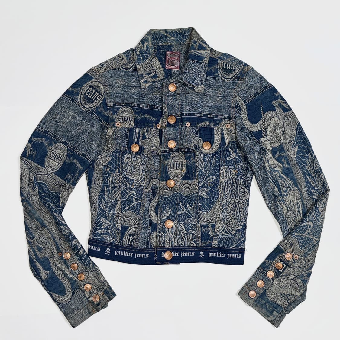 AW94 장폴고티에 아카이브 자카드 타투 트러커  상품이미지1