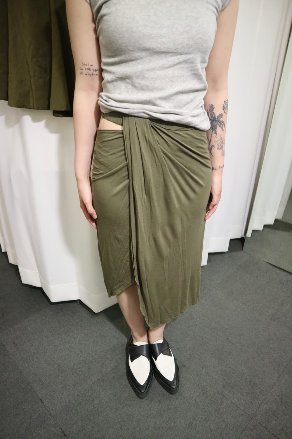 Helmut Lang cutout skirt 상품이미지1