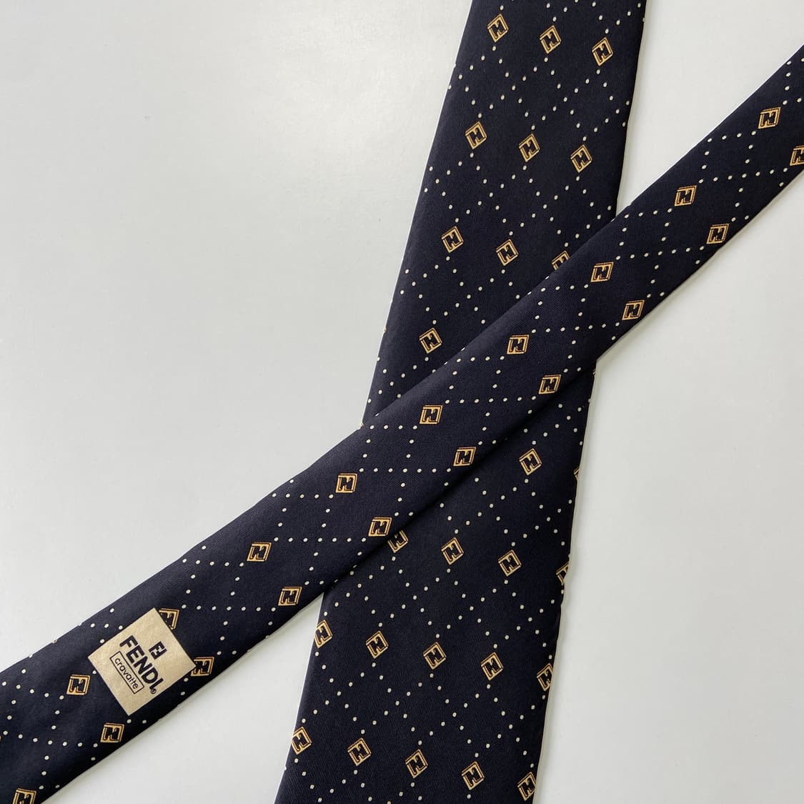 펜디 (FENDI) 모노그램 명품 정품 넥타이 상품이미지4