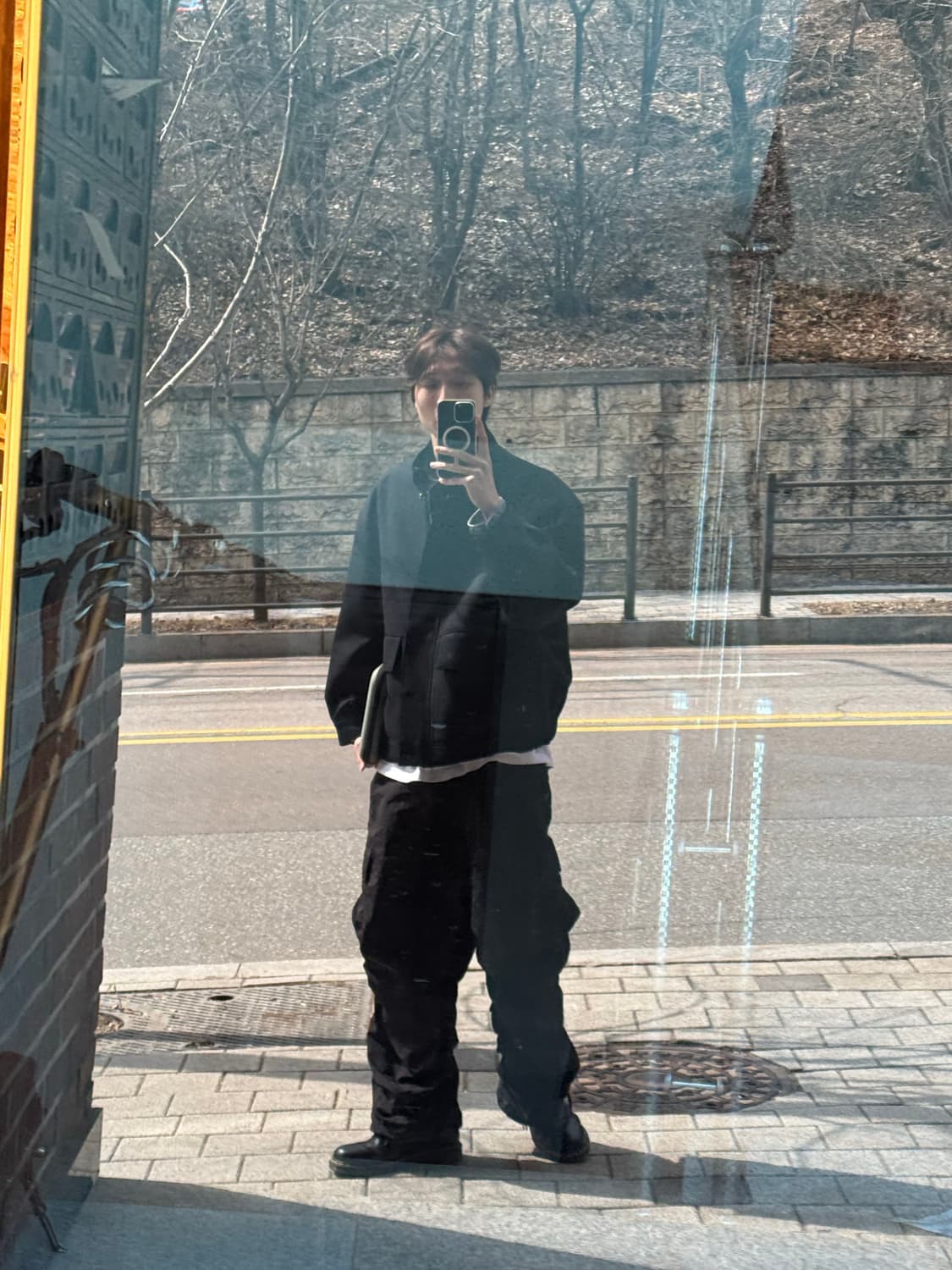 코스(COS) 오버사이즈 퍼넬 넥 울 보머 재킷 L 상품이미지2