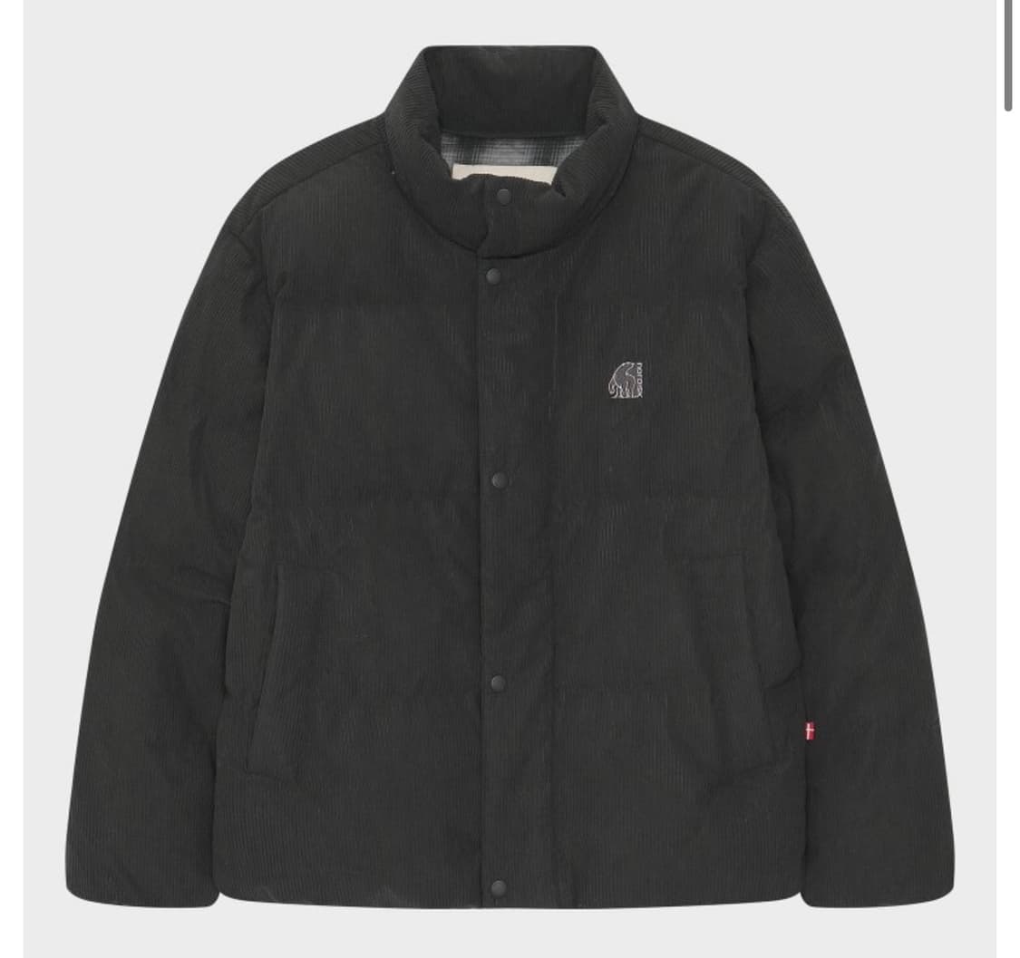 노르디스크 코듀로이 푸퍼 크리스탈 다운 패딩 상품이미지1