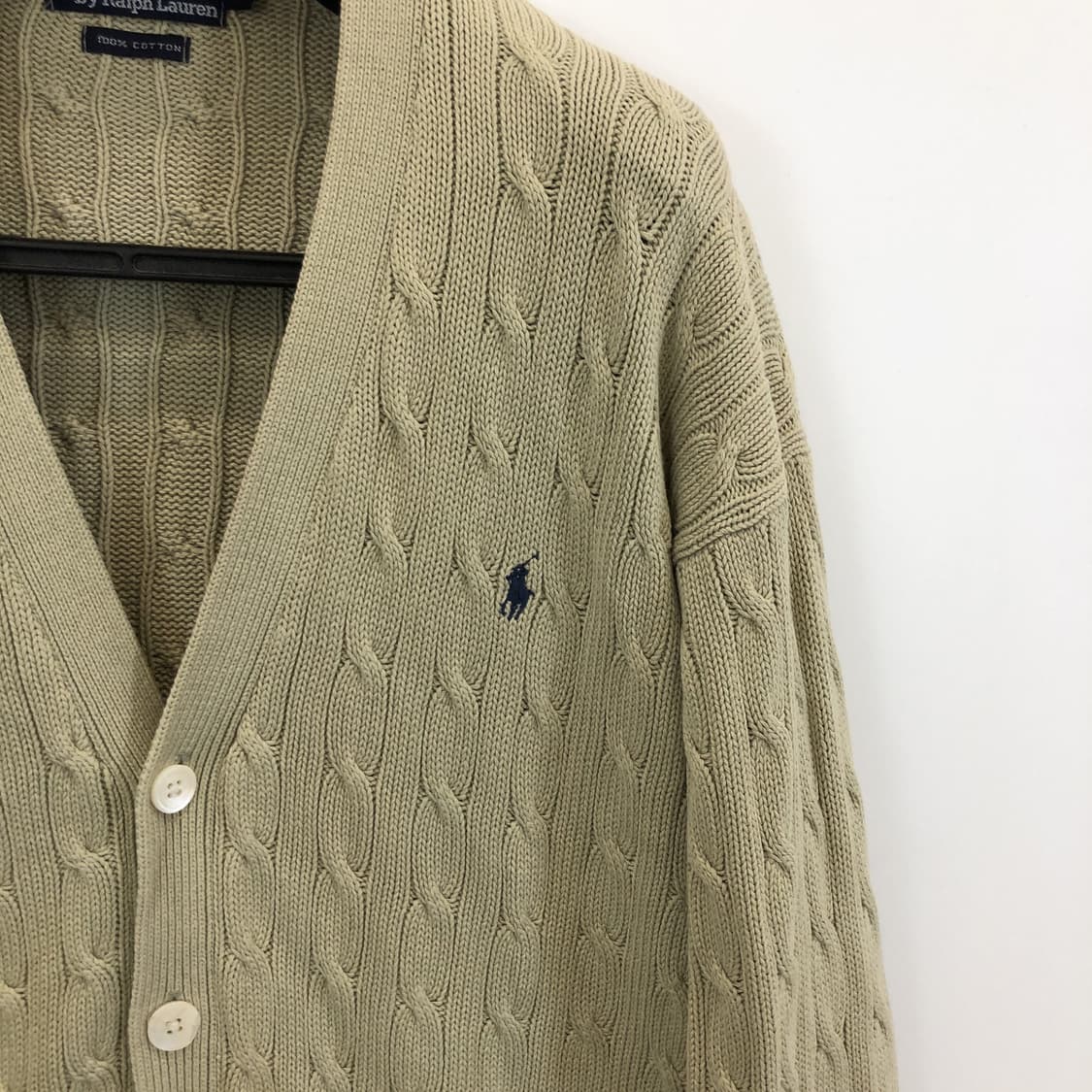 90s 폴로 랄프로렌 코튼 케이블가디건 100 상품이미지2