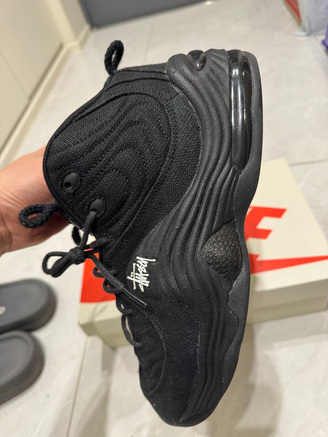 나이키 스투시 에어페니2 나투시 블랙 285 상품이미지7