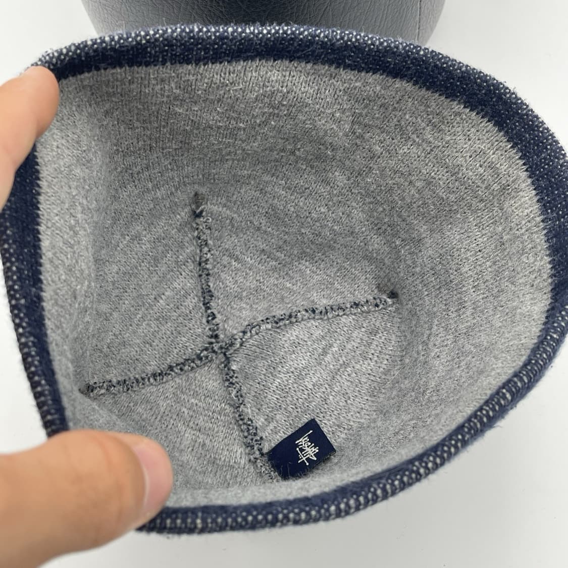 90s 빈티지 스투시 스펠아웃 로고 비니 상품이미지5