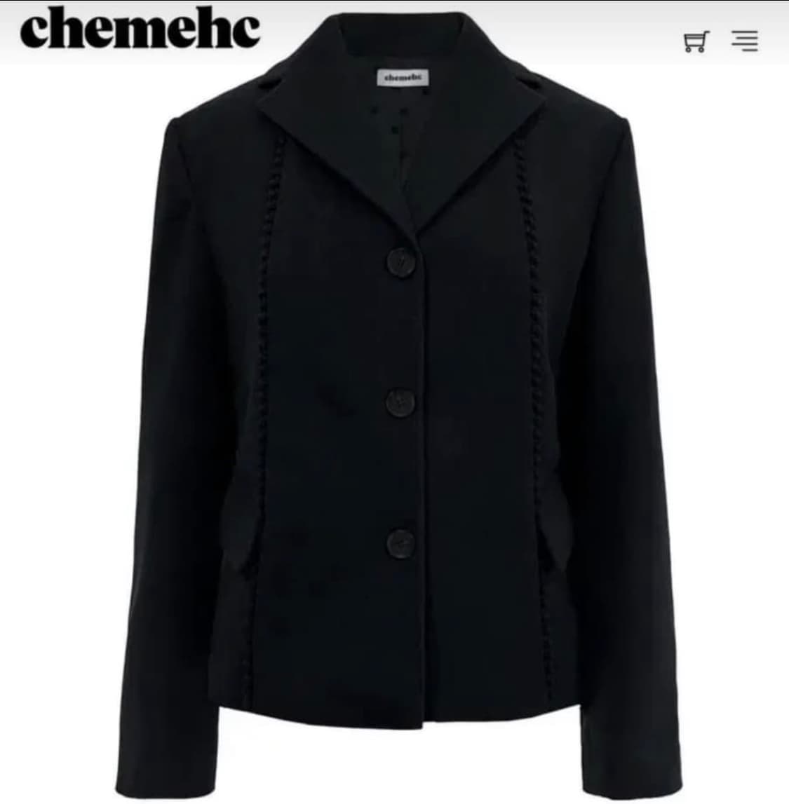 체메씨 리본폼보우자켓 1사이즈 판매해요 상품이미지1