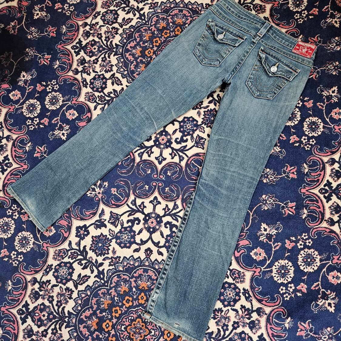 트루릴리젼 00's 빈티지 빌리 로우라이즈 부츠컷 데님 팬츠 상품이미지5