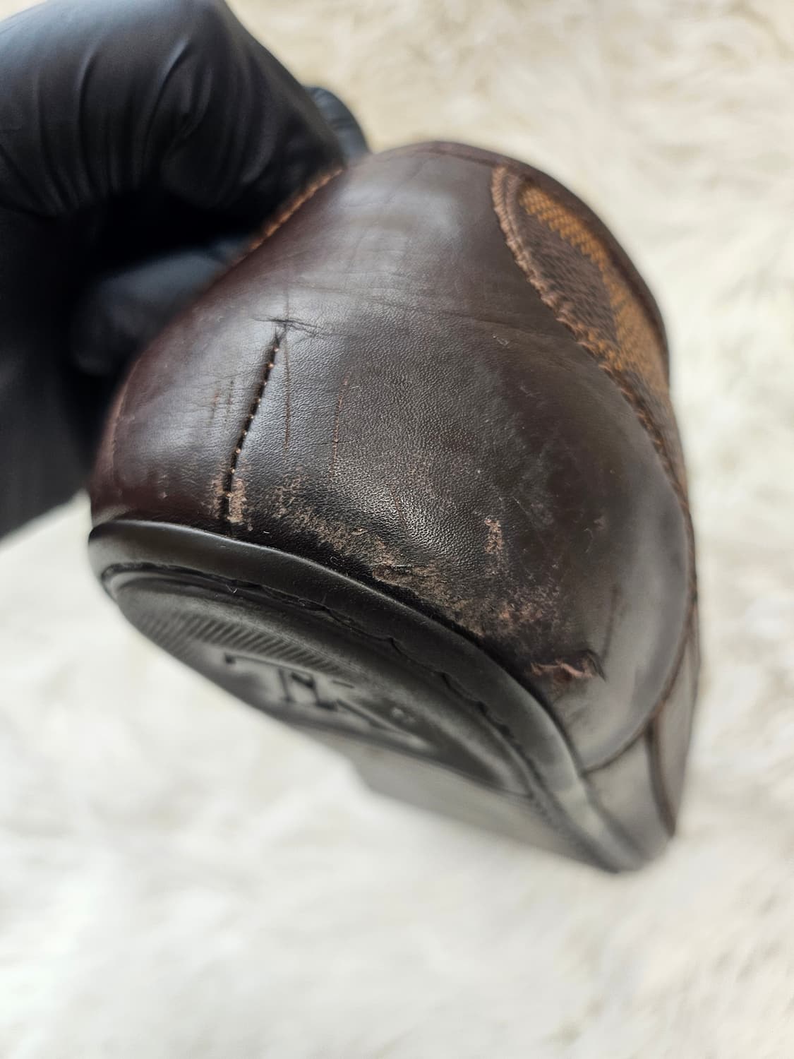 루이비통 다미에 스니커즈 브라운 여성 5.5 상품이미지4